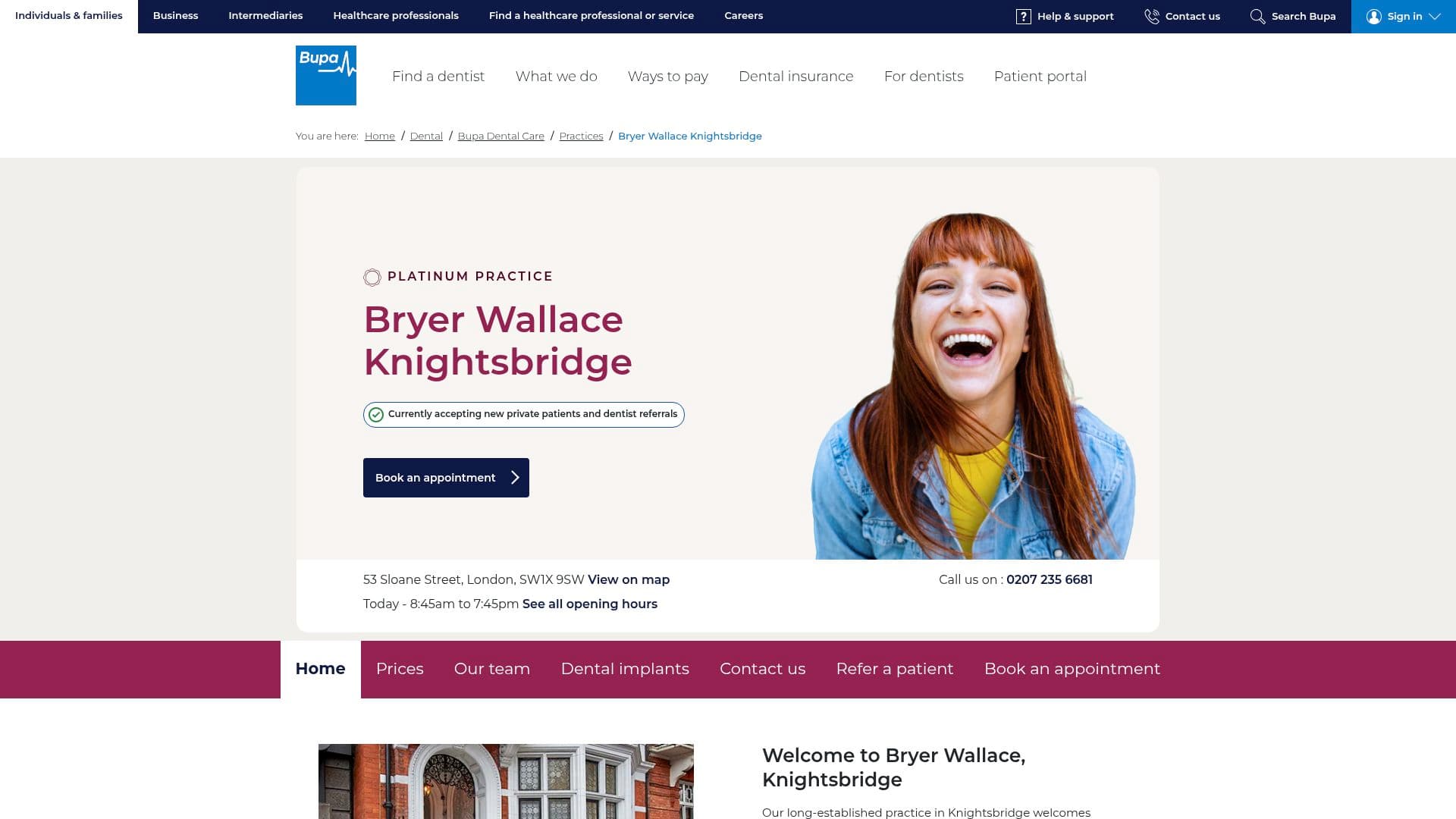 Bryer Wallace, Knightsbridge