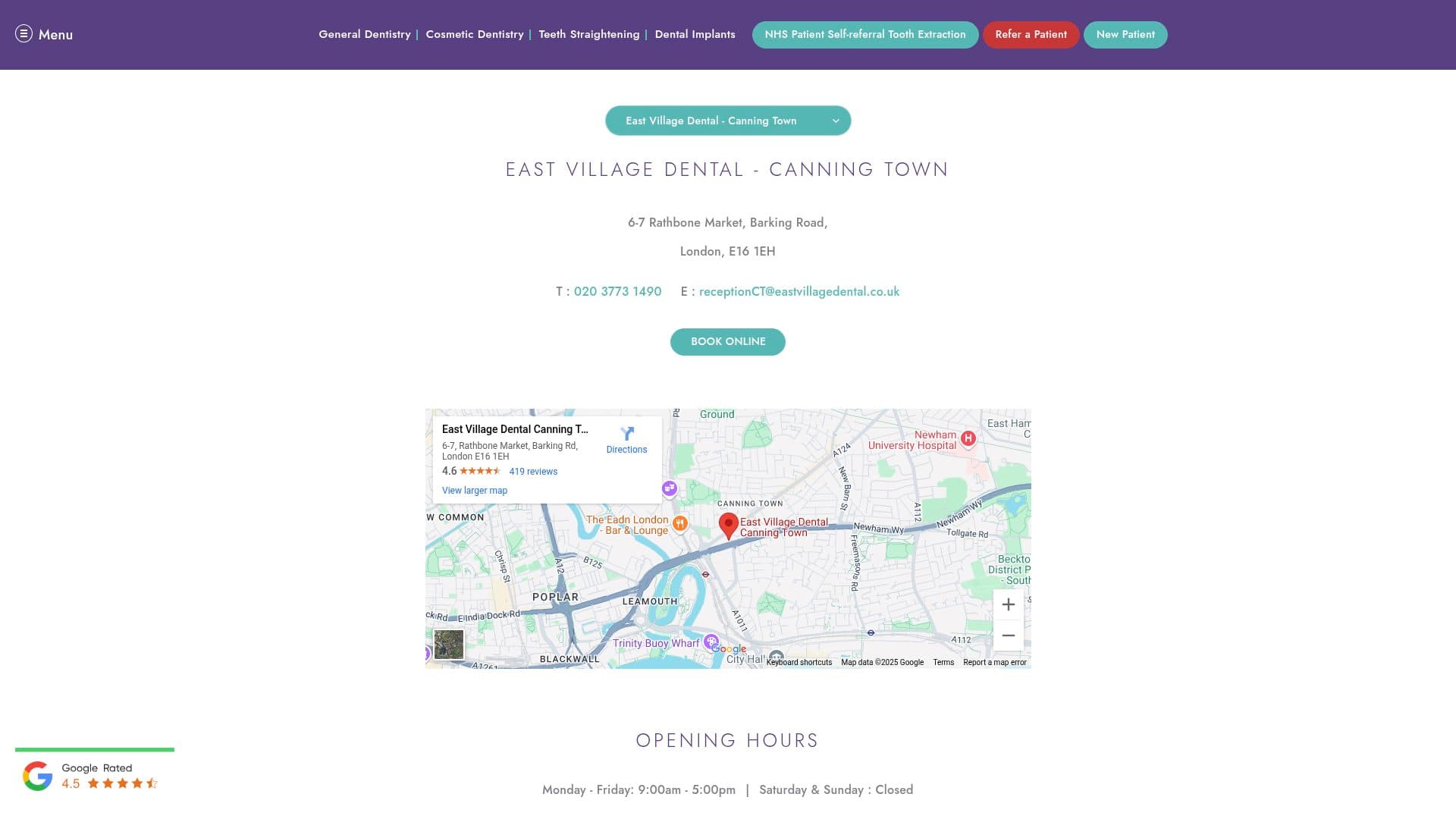 East Village Dental Canning Town