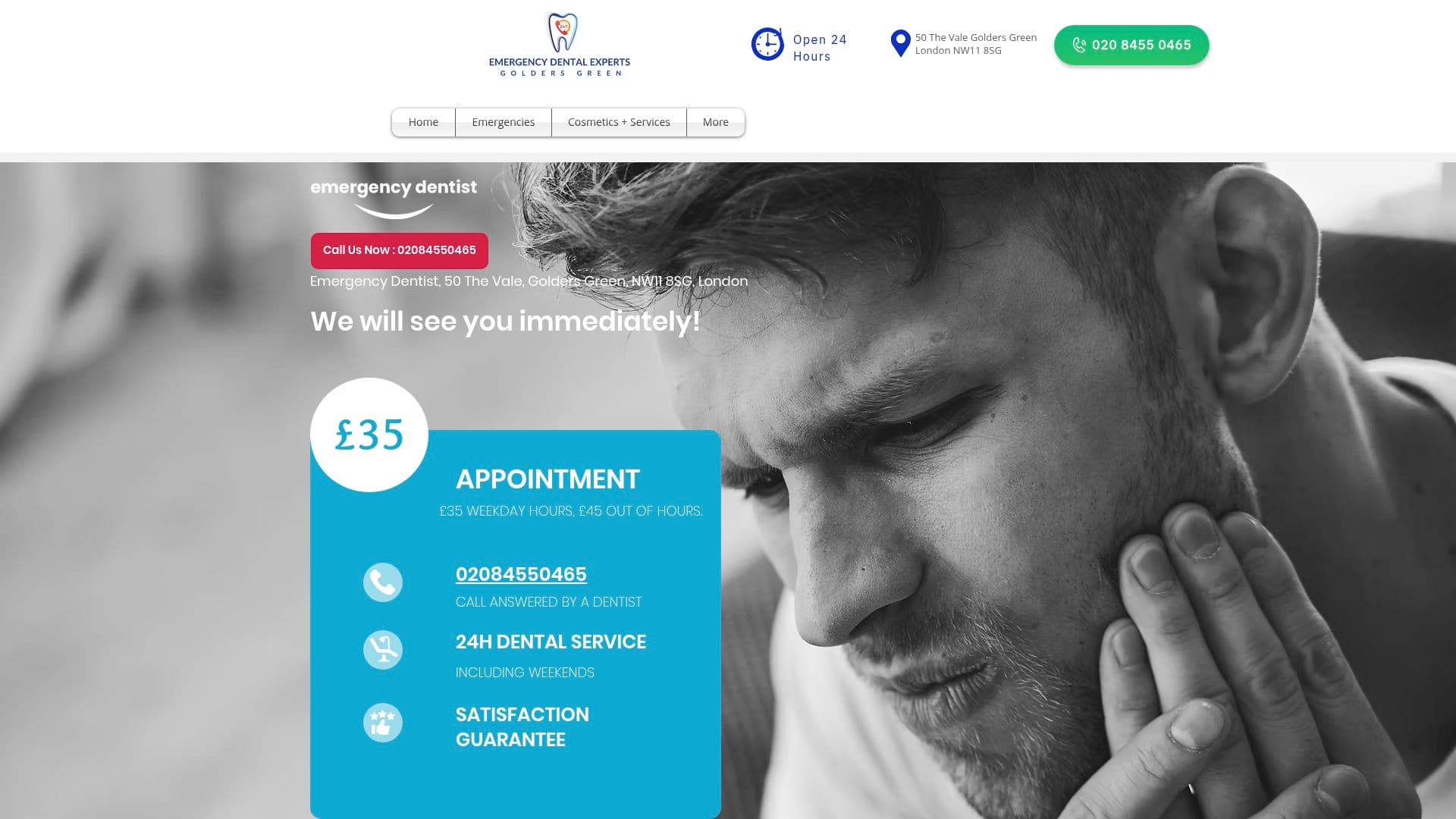 Emergency Dentist London 24/7 Open