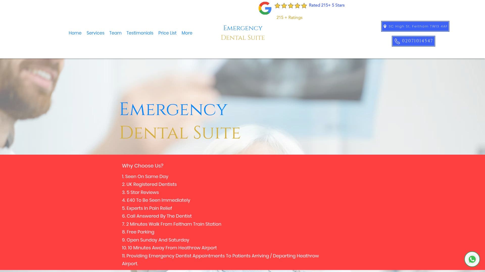 Emergency Dentist London /Heathrow