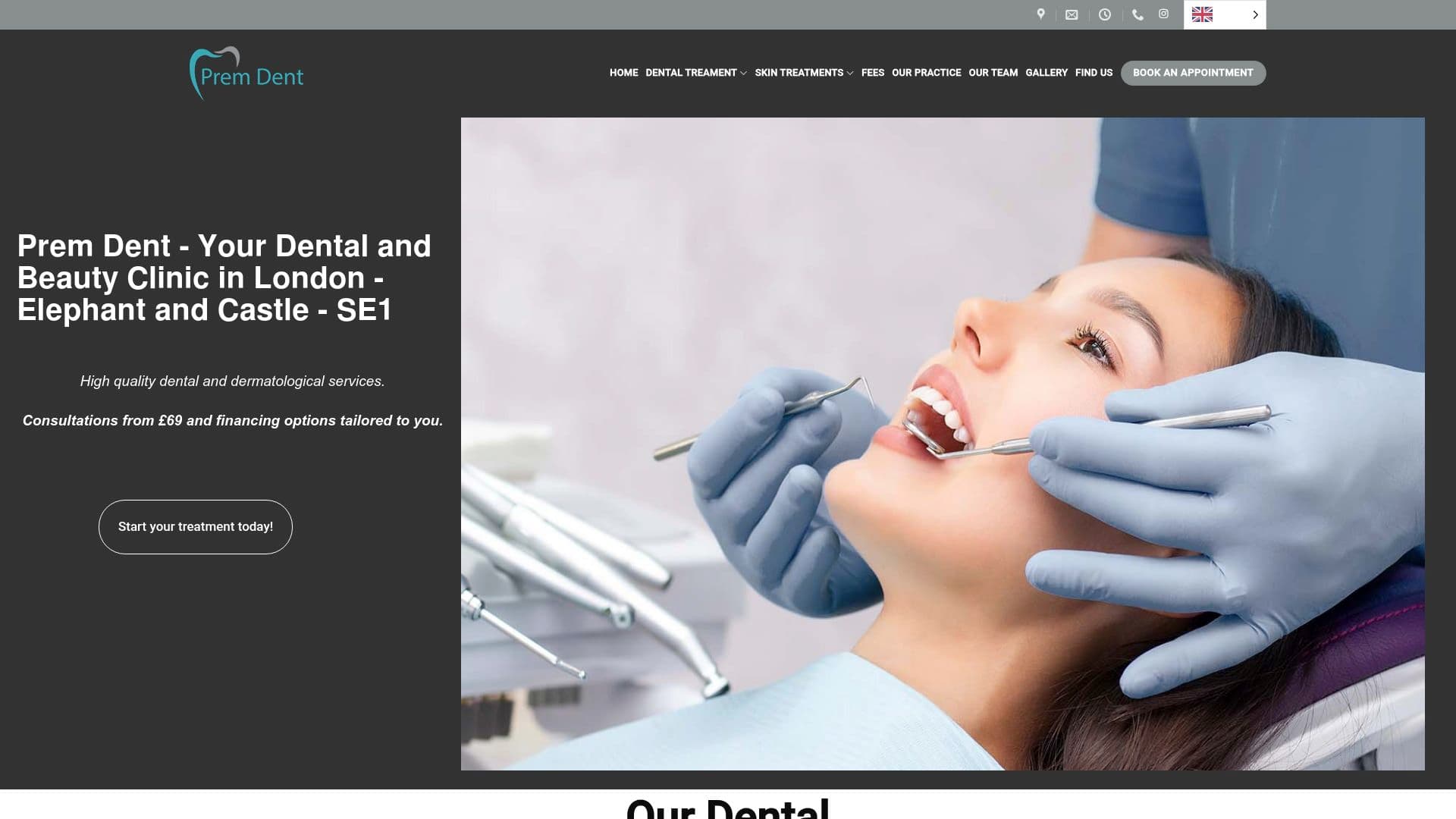Prem Dent - Your Dental and Beauty Clinic in London - SE1