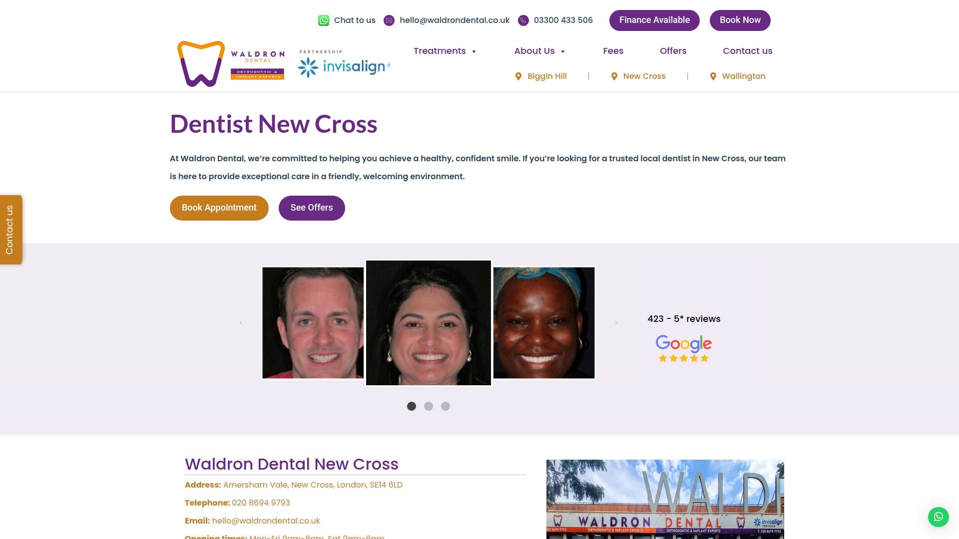 Waldron Dental New Cross